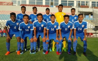 INDIA U-16s HOLD SERBIA TO A GOALLESS DRAW