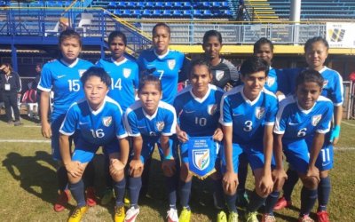 INDIAN U-17 WOMEN'S TEAM GO DOWN TO CHINA