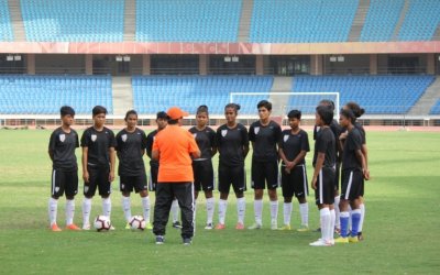INDIAN U-17 WOMEN'S NATIONAL TEAM CAMP FOR BRICS U-17 FOOTBALL TOURNAMENT UNDERWAY