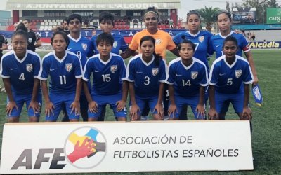 INDIAN WOMEN GO DOWN AGAINST MADRID CF