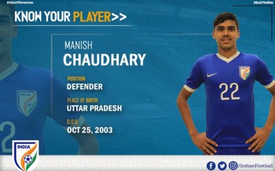 MY MOM IS MY HEROINE, SAYS U-16 DEFENDER MANISH CHAUDHURY