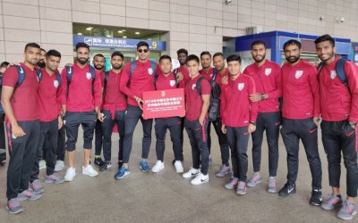 INDIAN NATIONAL TEAM LANDS IN CHINA FOR FORTHCOMING INTERNATIONAL FRIENDLY