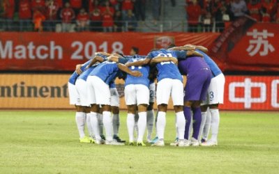 INDIAN PLAYERS IN UNISON AHEAD OF INTERNATIONAL FRIENDLY AGAINST JORDAN