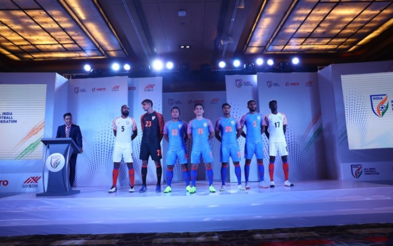 indian football team new jersey 2018