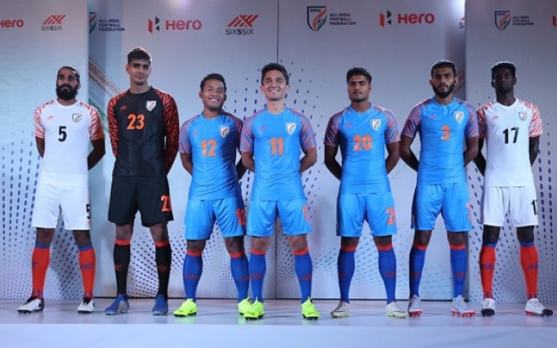 indian football team new jersey 2018