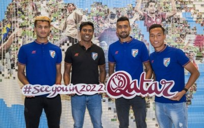 AMARJIT KIYAM, ANWAR ALI, SARTHAK GOLUI VISIT 2022 FIFA WORLD CUP SUPREME COMMITTEE MUSUEM