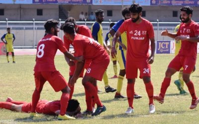 PUNJAB RIDE LAST-GASP HARJINDER GOAL TO ENTER SANTOSH TROPHY FINAL