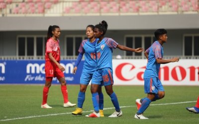 INDIAN WOMEN CLINCH CRUCIAL WIN AGAINST NEPAL IN 2020 OLYMPIC QUALIFIERS ROUND 2