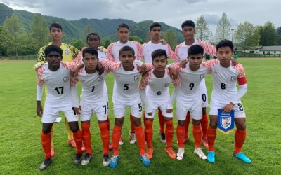 INDIA U-15 SIDE RIDES SRIDARTH BRACE TO HOLD SLOVENIA 2-2