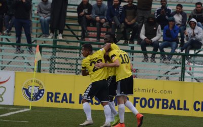 Real Kashmir climb to 3rd with win over NEROCA
