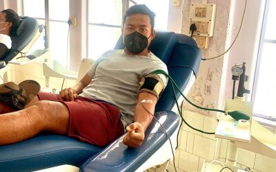 Good Samaritan Jeje comes forward for a noble cause, donates blood