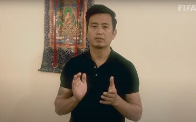 Bhaichung Bhutia joins FIFA and football legends to thank #HumanitysHeroes