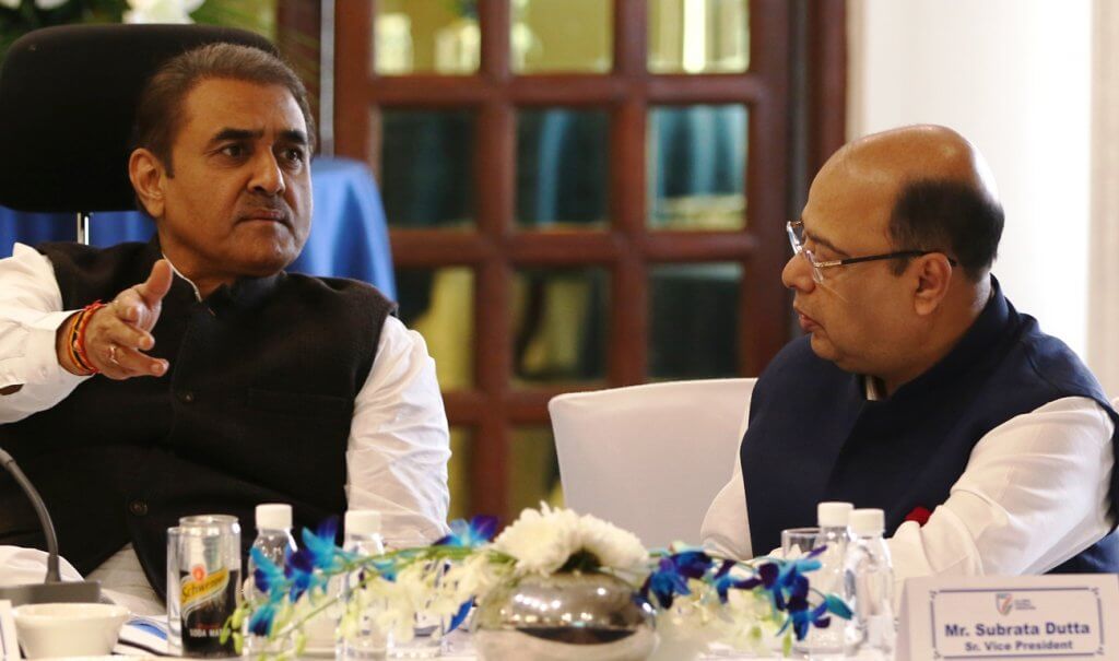 Praful Patel, Subrata Dutta, AIFF Executive Committee