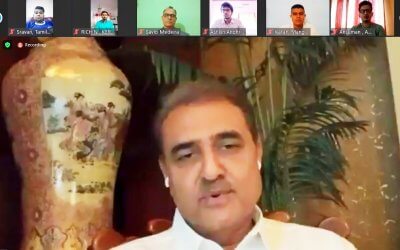 President Patel kicks-off virtual session of the first batch of AIFF Masters Programme
