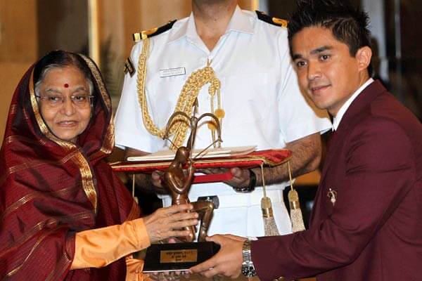 Sunil Chhetri, Arjuna Award